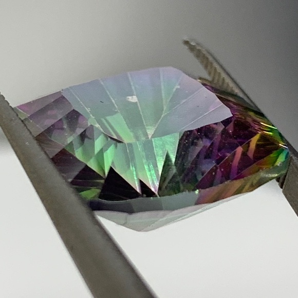 12.95ct Natural Mystic Topaz Cushion Cut - Picture 4 of 15